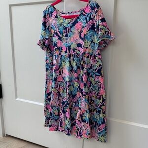 Lilly Pulitzer Kids Dress - Pink and Blue Floral
